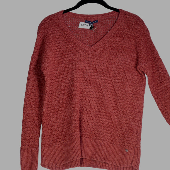 American Eagle Outfitters Sweater Women Small Brown Cotton Wool Blend Soft Girl - Picture 2 of 8